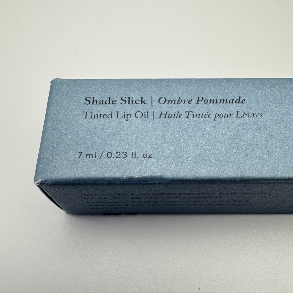 Merit Shade Slick Tinted Lip Oil AU NATUREL Full Size .23 oz NIB Lip Gloss - Picture 3 of 9